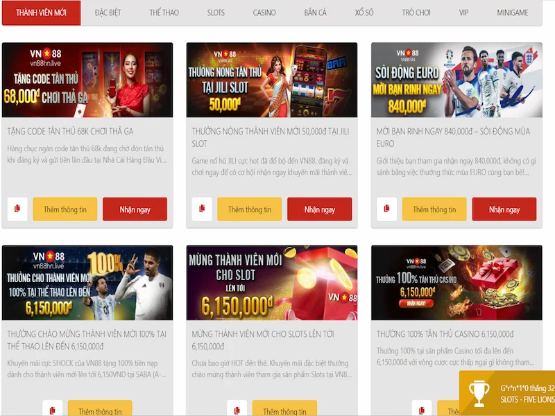 khuyến mãi vn88
